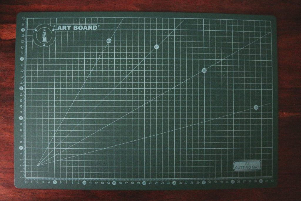 white and black graphing paper